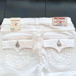 True Religion White Jeans Size 27